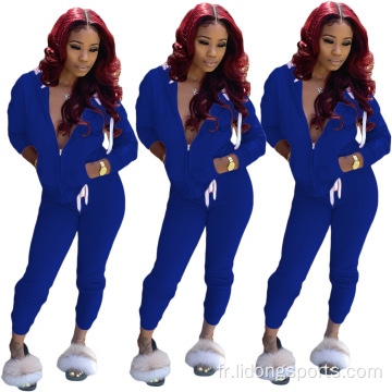 Femmes Jogging Suit en gros de Cutom Women Tracksuit